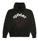New Worldwide Sp5der Hoodie – Black