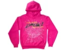 Sp5der PUNK Hoodie – Pink