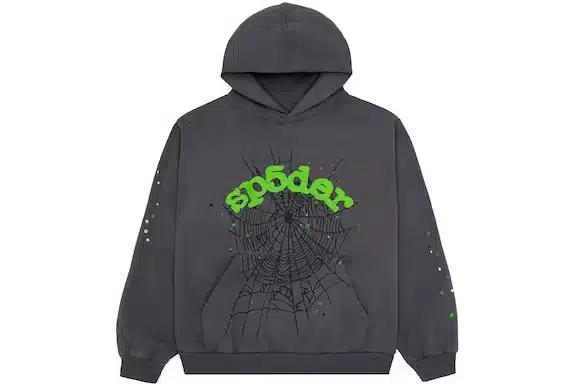 Sp5der Wait Web Hoodie – Dark Grey Sp5der Wait Web Hoodie – Dark Grey